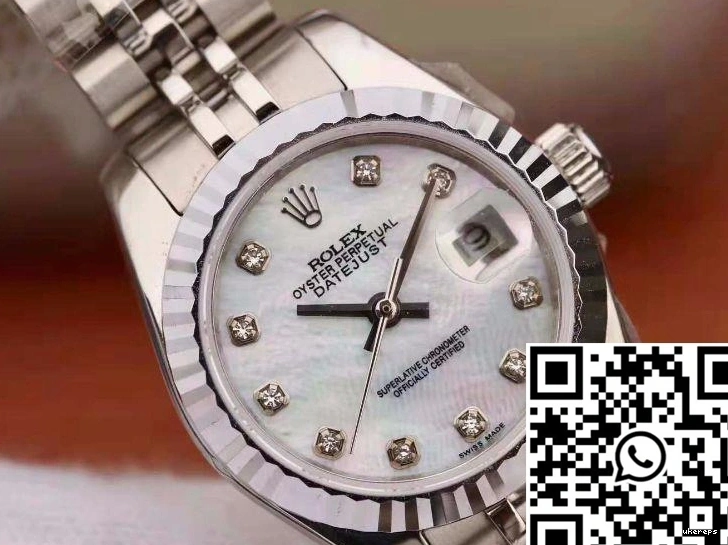 White Dial Lady 28MM Rolex Datejust 0204
